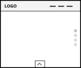 Section Scrolling Top Bar Header
