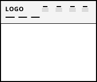 Magazine header design