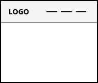 Horizontal header design