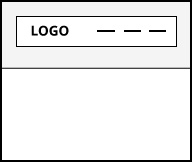 header stripe design